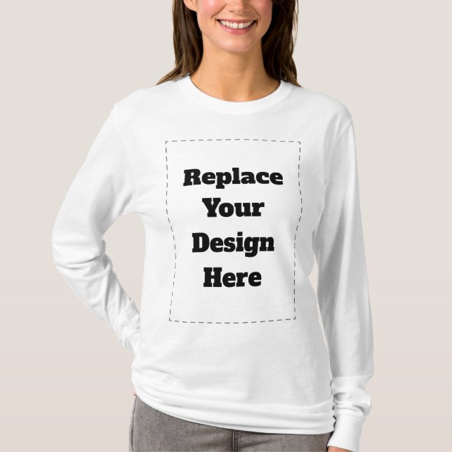 Skapa din egen vita  t shirt (Framsida)
