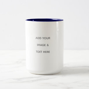 Skapa din egen vita Två-Tonad mugg