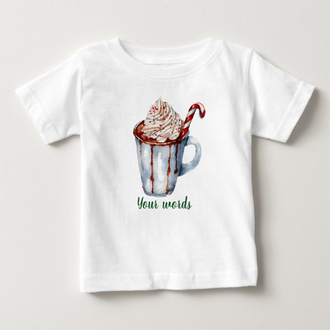 Skapa din egen Yuletide Hett Chocolate T Shirt (Framsida)