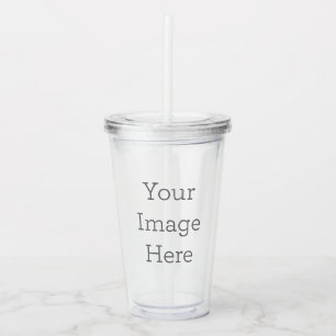 Skapa din egna akrylTumbler Take Away Mugg