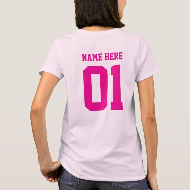 SKAPA-DIN-EGNA Anpassad design Team Möhippa T Shirt (Baksida)