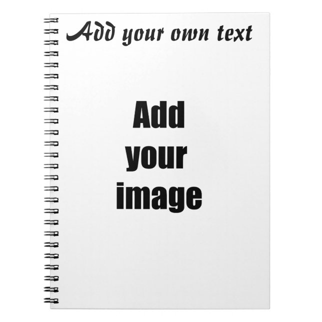 Skapa din egna anteckningsbok med spiral (Framsidan)