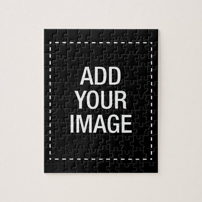 Skapa din egna beställnings- customizeable pussel (Vertikal)