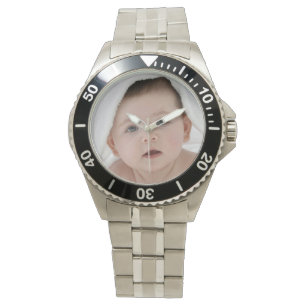 Skapa din egna beställnings- rostfritt stålklock armbandsur