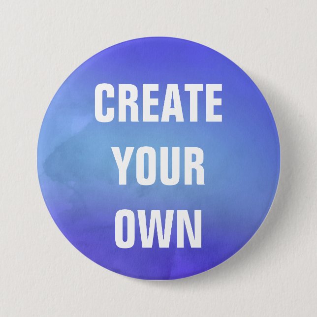 Skapa din egna blåttvattenfärgmålning knapp (Framsida)