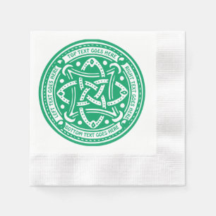 Skapa din egna Celtic irländare för Pappersservett