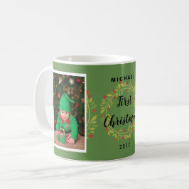 Skapa din egna första julbebisjul kaffemugg