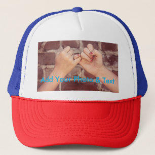 Skapa din egna fototruckerkeps truckerkeps