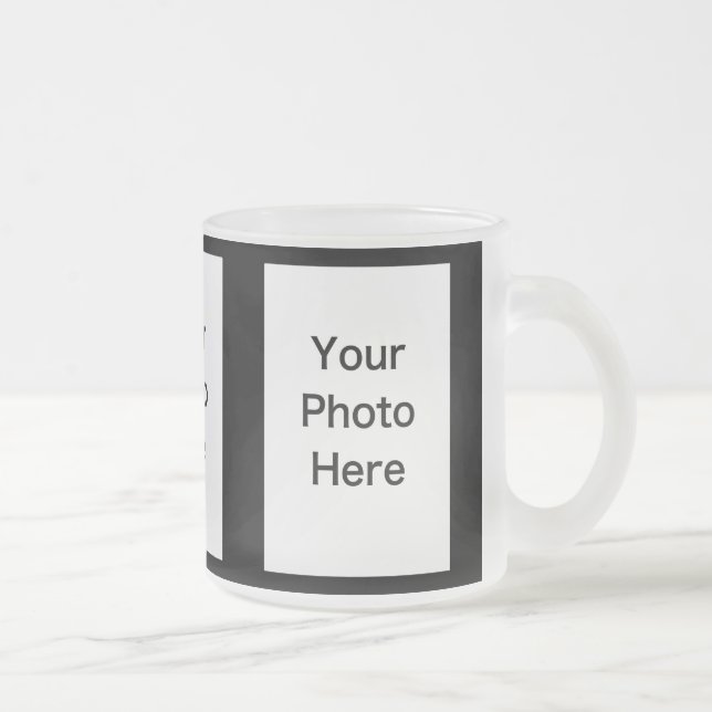 Skapa din egna frostade Glass mugg för 3 foto (Höger)