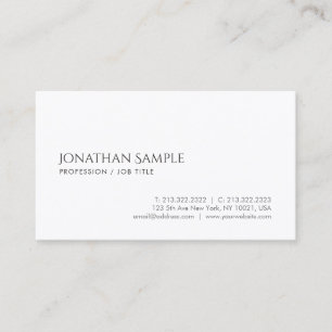 Skapa din egna Minimalist eleganta professionell Visitkort