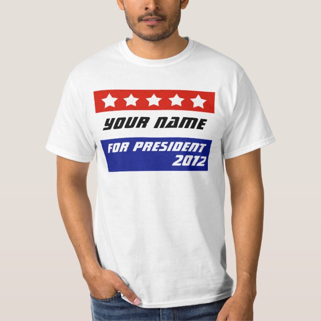 Skapa din egna patriotiska politiska Merchandise Tee Shirt (Framsida)