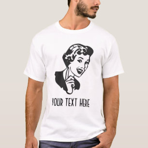 SKAPA DIN EGNA RETRO MAMMA SOM GRÄLAR PÅ GÅVOR T SHIRT