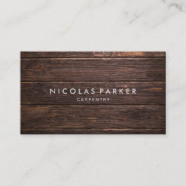 Skapa din egna trävägg visitkort