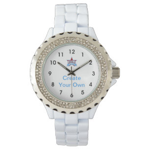 Skapa din egna vitemaljklocka armbandsur