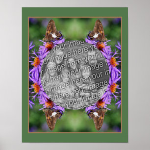 Skapa din fotofjäder på Aster Flower Ram Poster