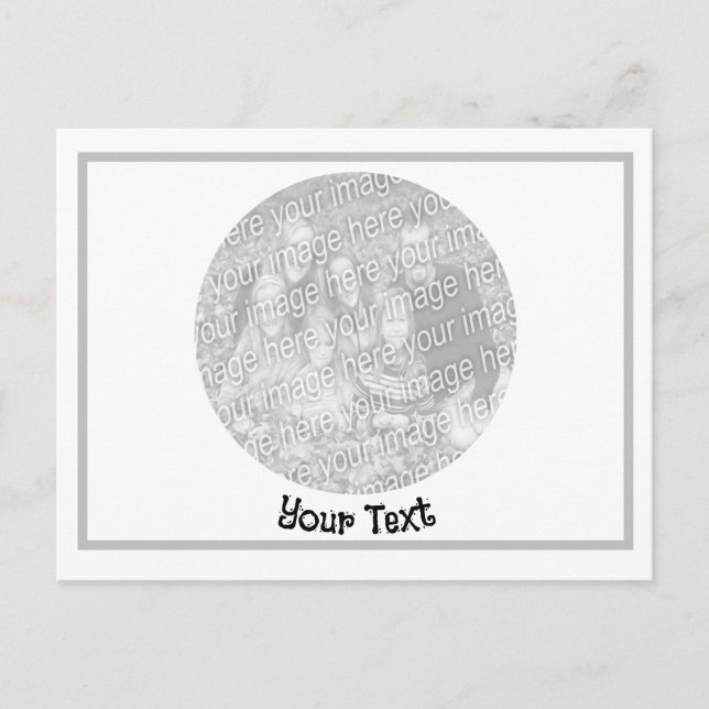 Skapa din inbjudan till din egen födelsedag vykort (Framsida)