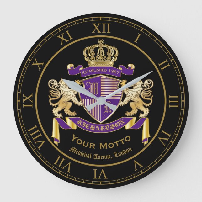 Skapa din lejona Emblem för den egna Stor Klocka (Framsida)