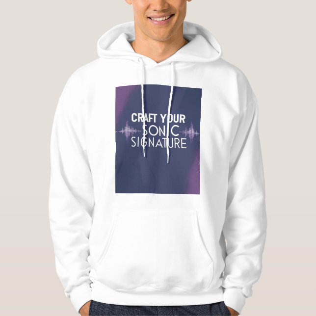 Skapa din ljudsignatur 2 hoodie (Framsida)