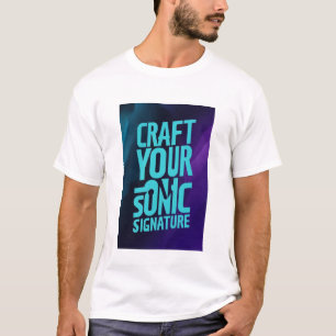 Skapa din ljudsignatur t shirt
