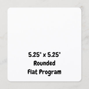 Skapa din personliga 5,25"x5,25" rundad platt program