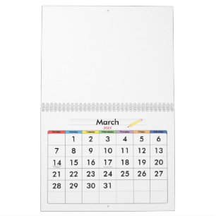 Skapa din personliga 8,5" L x 11" B Kalender