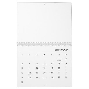 Skapa din personliga 8,5" L x 11" B Kalender