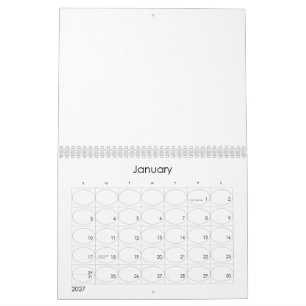 Skapa din personliga 8,5" L x 11" B Kalender
