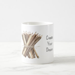 Skapa Dina Drömpennor Konstnär Kaffemugg