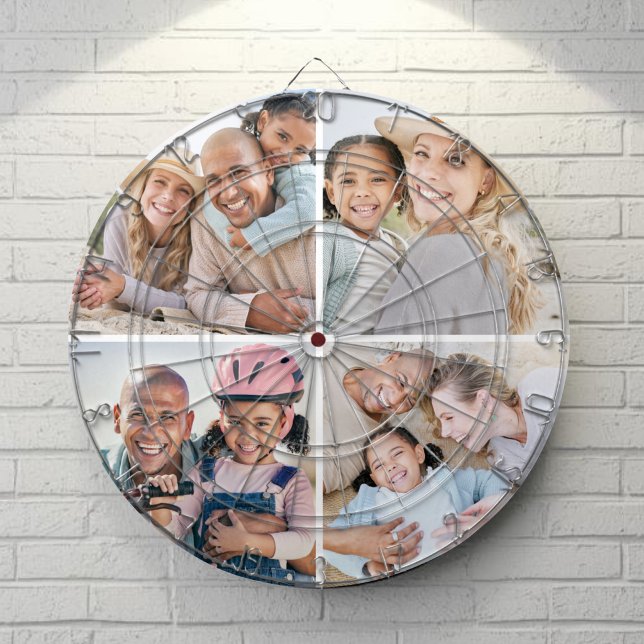 Skapa Dina Egna 4 Bilder Darttavla (Create Your Own 4 Photo Dart Board )