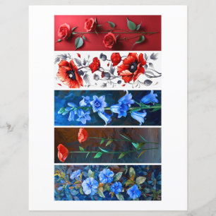 Skapa dina egna 5 fantastiska blomsterbokmärken
