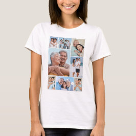 Skapa dina egna 8 fotosamlingskvinna t shirt