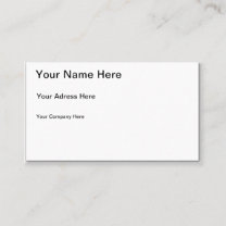 Skapa dina egna Affärskort för 3,5 x 2,0 tum proje Visitkort
