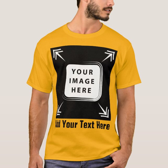 Skapa dina egna Anpassningsbar-Personliger T Shirt (Framsida)