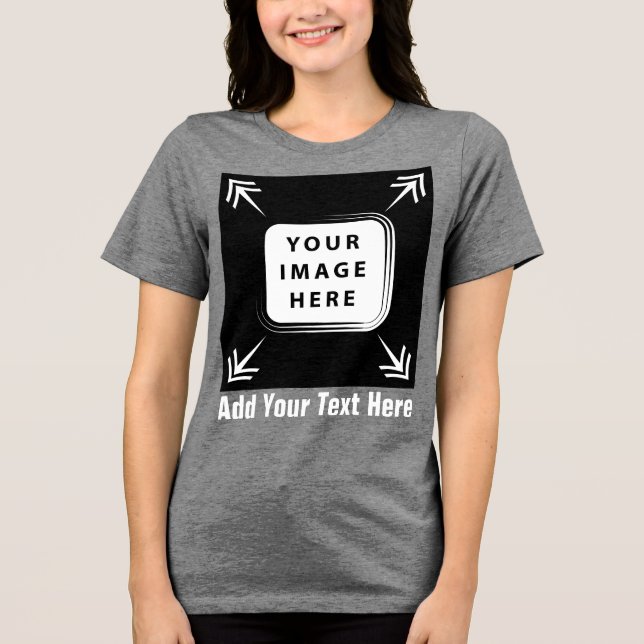 Skapa dina egna Anpassningsbar-Personliger T Shirt (Framsida)