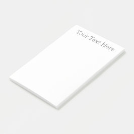 Skapa dina egna anteckningar om 4" x 6" efter det post-it block