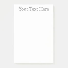 Skapa dina egna anteckningar om 4" x 6" efter det post-it block