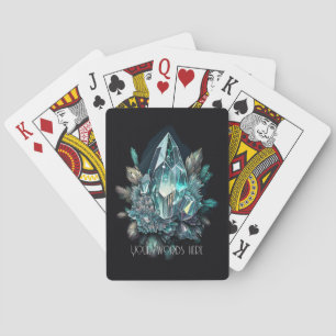 Skapa dina egna blå kristaller casinokort