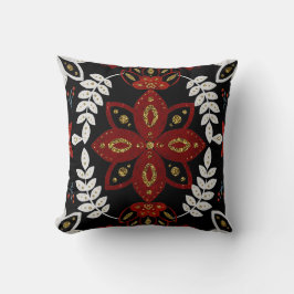 Skapa dina egna Blommigtar i Nordic Red & Guld Kudde