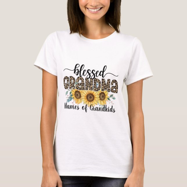 Skapa dina egna blommor med grå mormor t shirt (Framsida)
