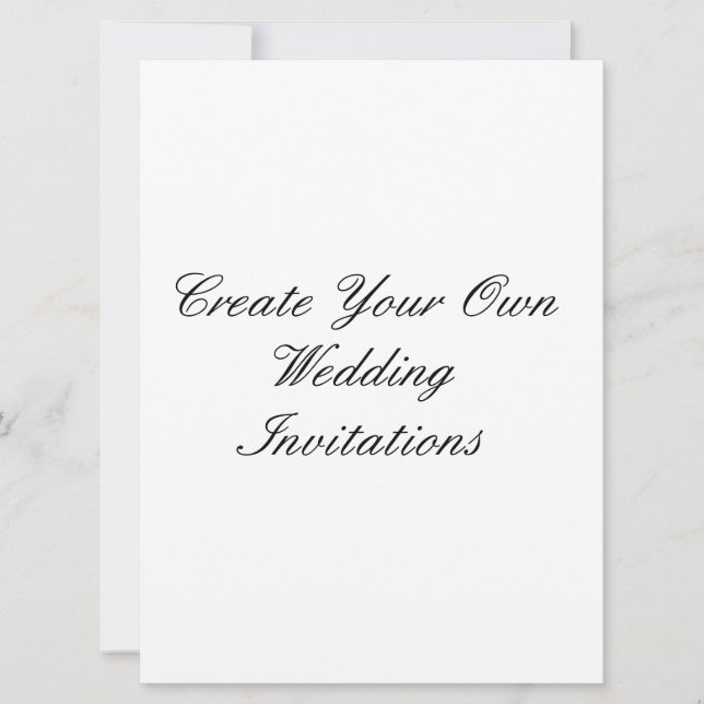 Skapa dina egna bröllopinbjudningar 6,5" x 8,75", inbjudningar (Framsida)