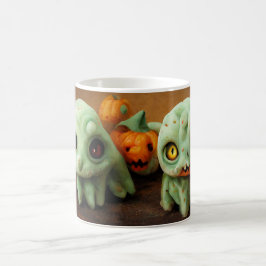 Skapa dina egna cute Halloween-monster Magisk Mugg