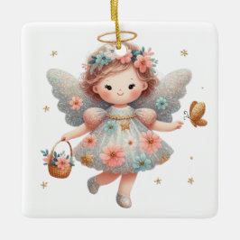 Skapa dina egna danserande Daisy Angel Julgransprydnad Keramik