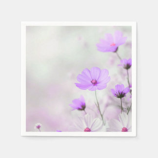 Skapa Dina Egna Enkla Violetta Blommor Pappersservett