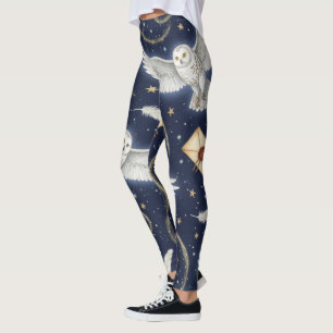 Skapa dina egna fantastiska vita ugglebrev leggings