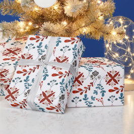 Skapa dina egna färgfilmer för nordiska röd och bl presentpapper