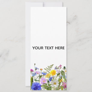 Skapa Dina Egna Färgrika Blommor Inbjudningar