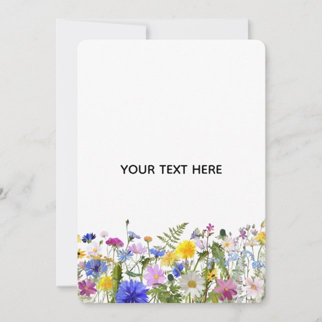 Skapa Dina Egna Färgrika Blommor  Spara Datumet (Framsida)