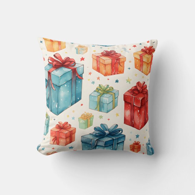 Skapa dina egna färgstarka julboxar och -bin kudde (Framsida)