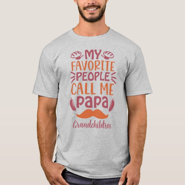 Skapa dina egna favoriter för farfar t shirt (Framsida)