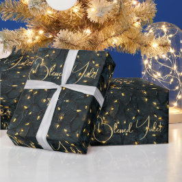 Skapa dina egna festliga små julbelysningar svarta presentpapper